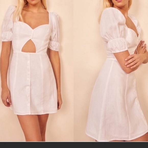 Reformation Dresses & Skirts - Reformation Clay cutout dress 10 NWT